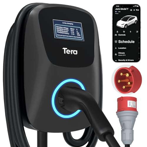 Tera Smart EV Ladegert Typ 2 Wallbox Mit 16A 380V Mit WLAN