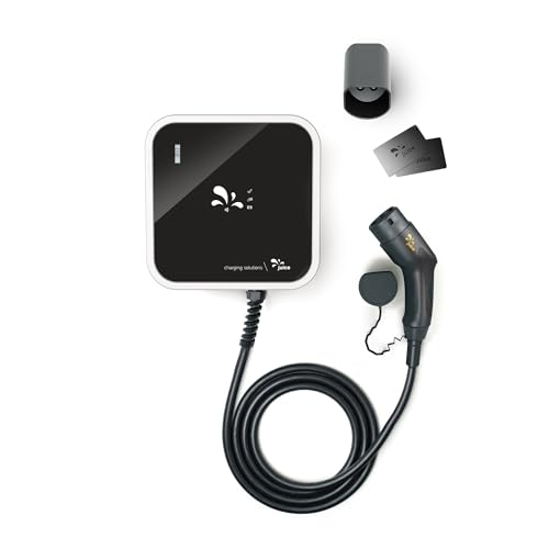 Juice Charger Me 3 Home, Premium Wallbox 11KW Elektroauto Ladestation, Kompatibel mit Typ 2 Ladekabel Elektrofahrzeugen, Einfache Installation, Wasserdicht IP67 und Stoßfest, RFID-aktiviert