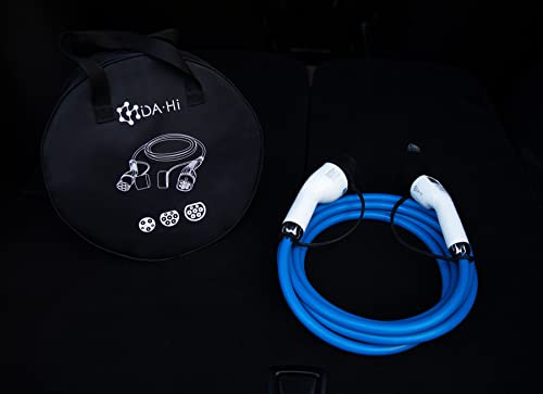 EV Ladekabel Typ 2 22KW 7m 32A 3 phasig für Elektroauto und PHEV kompatibel mit ZOE Model 3/S/X/Y e-tron iX3 Taycan u.a, IP54 weiß/schwarz – Bild 7