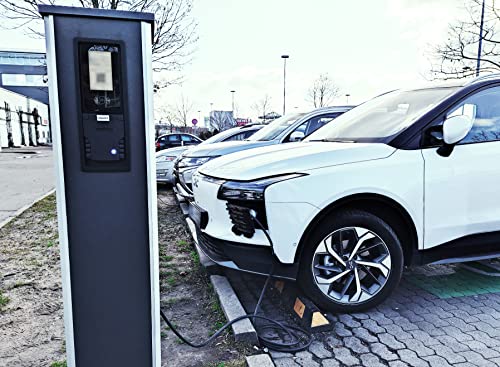 EV Ladekabel Typ 2 22KW 7m 32A 3 phasig für Elektroauto und PHEV kompatibel mit ZOE Model 3/S/X/Y e-tron iX3 Taycan u.a, IP54 weiß/schwarz – Bild 8